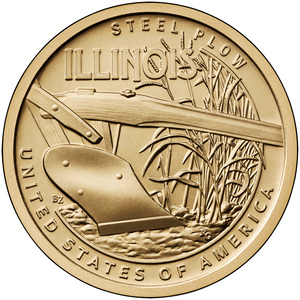 2024 1-dollar - S - Illinois - Reverse Proof reverse